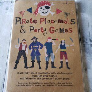 NWT - Meri Meri Pirate Placemats and Party Games